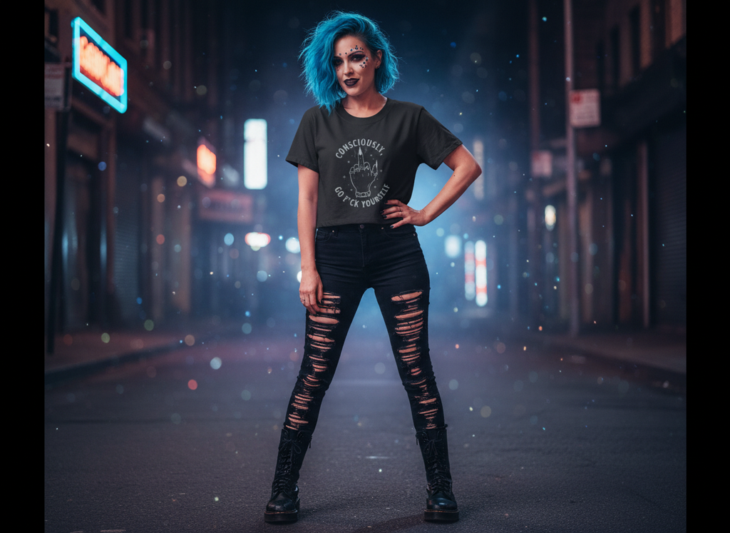 Consciously, Go F*ck Yourself - Cropped Tee