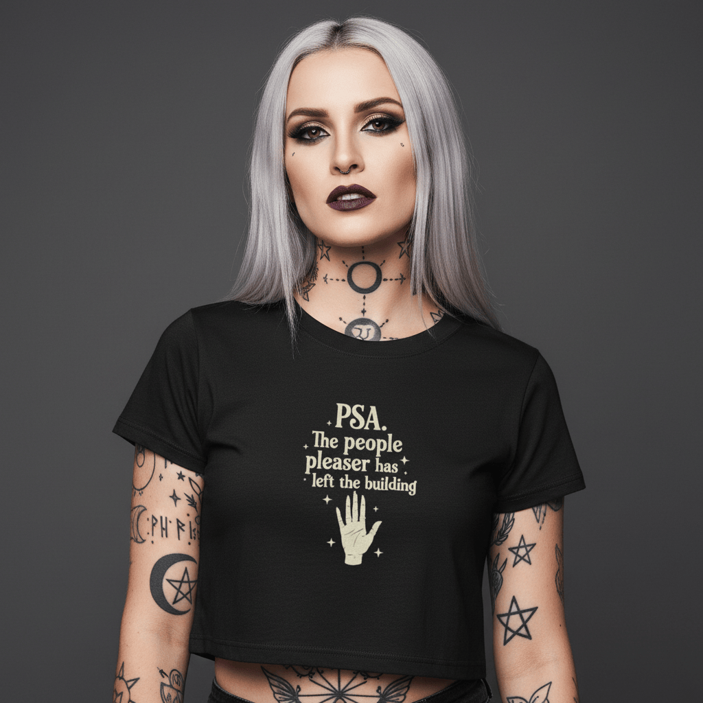 PSA cropped tee