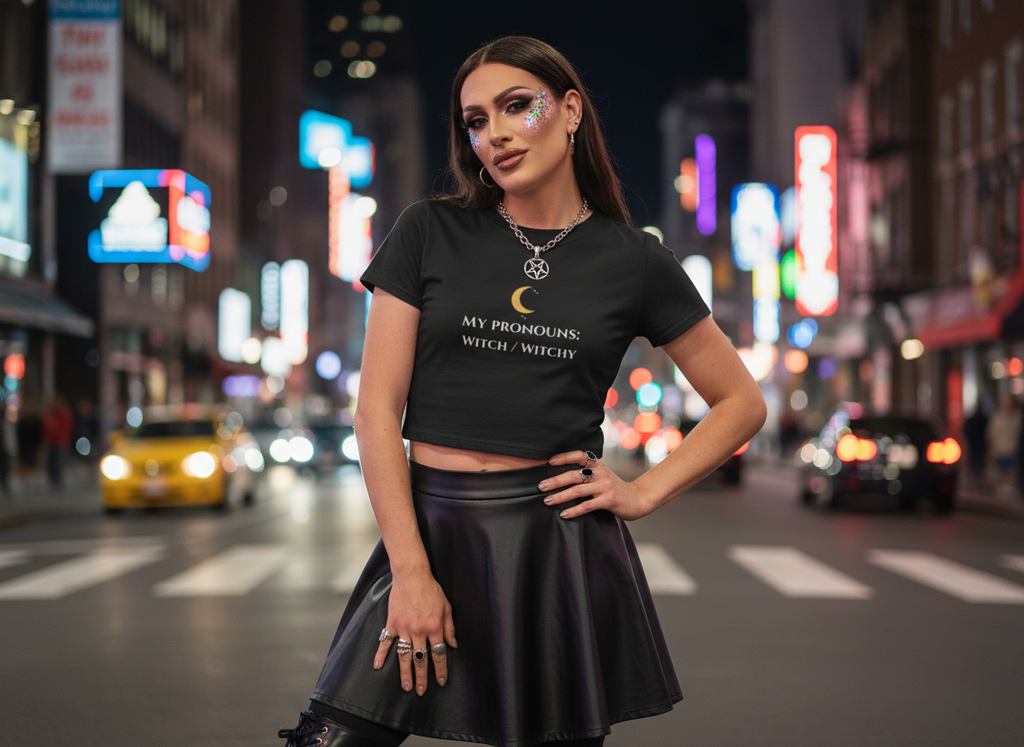 Witchy - Cropped Tee-1